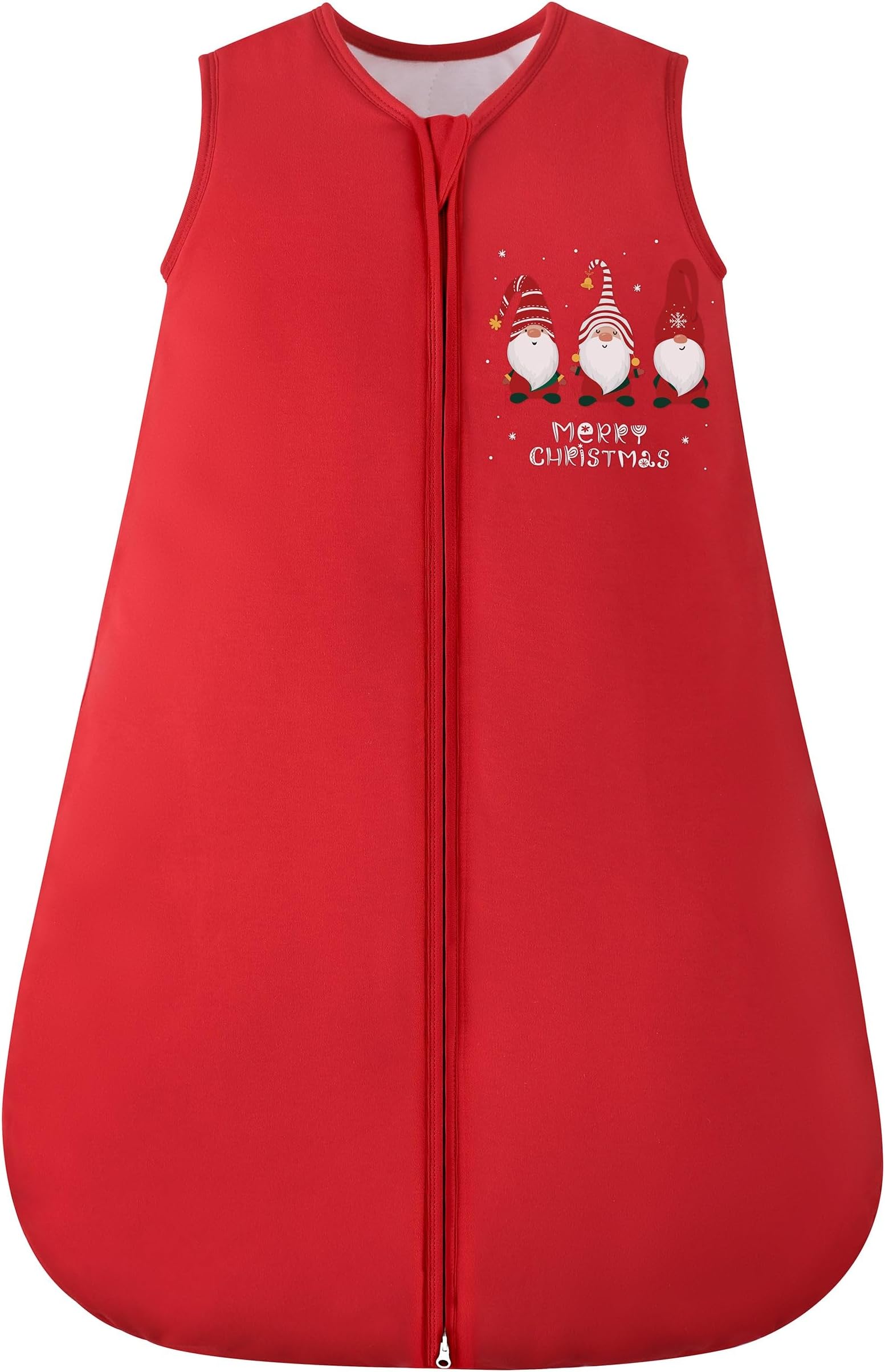 Yoofoss Baby Sleep Sack 18-24 Months, TOG 2.5 Baby Wearable Blanket with 2-Way Zipper, 100% Cotton Winter Toddler Sleeping Sack, Warm and Soft, Christmas