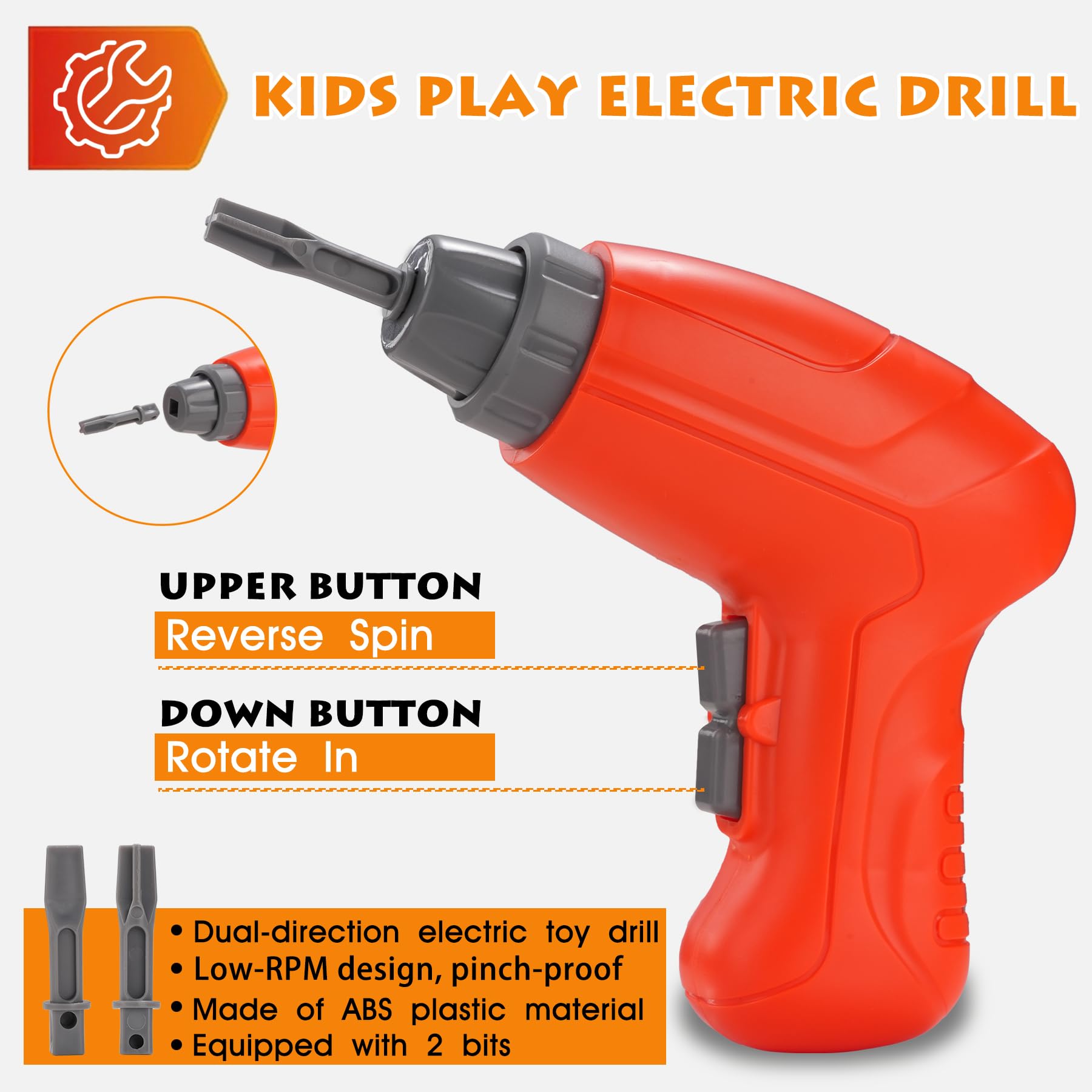 Amazon.com: REXBETI Kids Tool Bench with Realistic Electric Drill