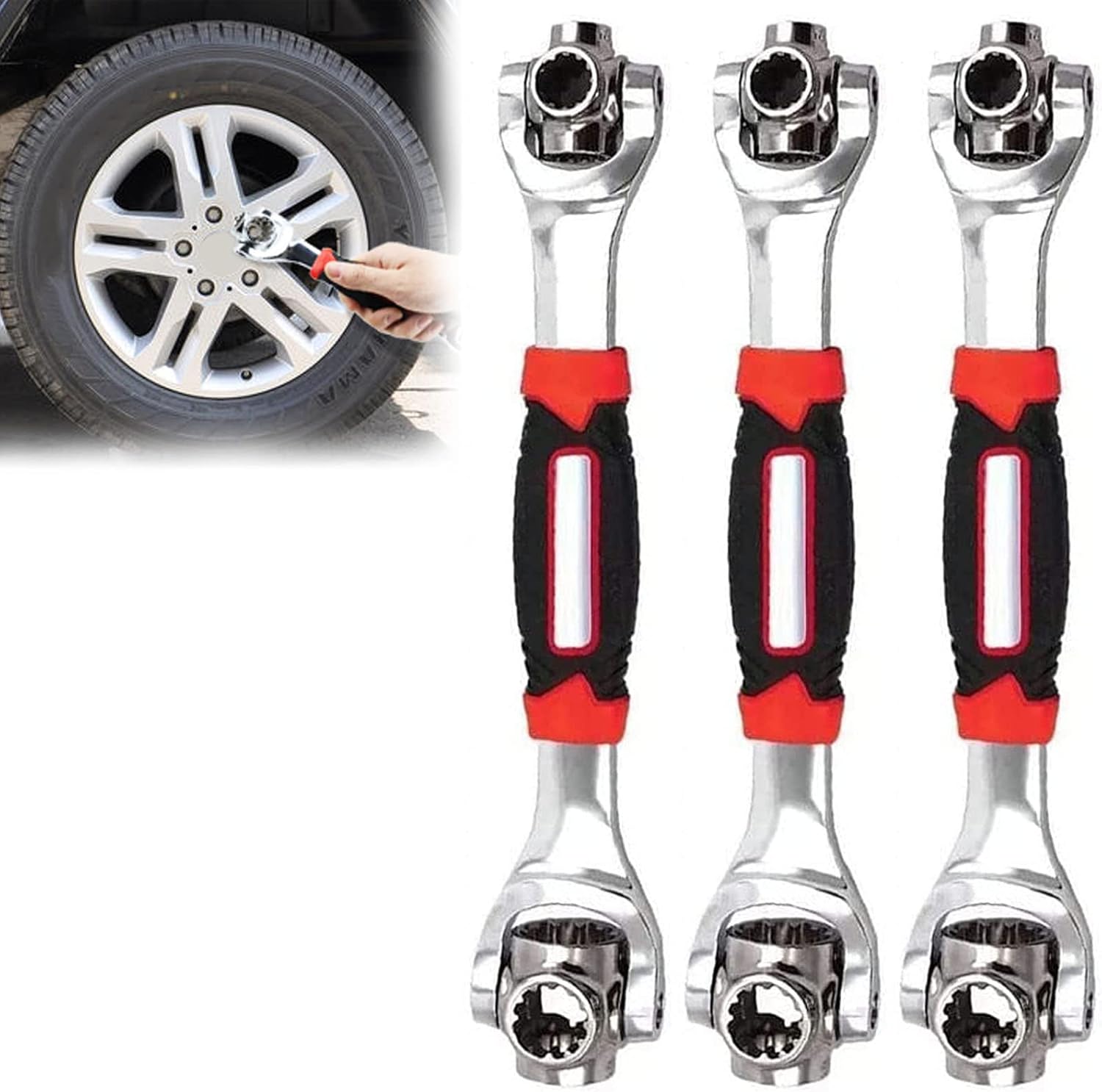 VYOFLA Multifunctional Socket Wrench 48 in 1 Universal Socket Wrench