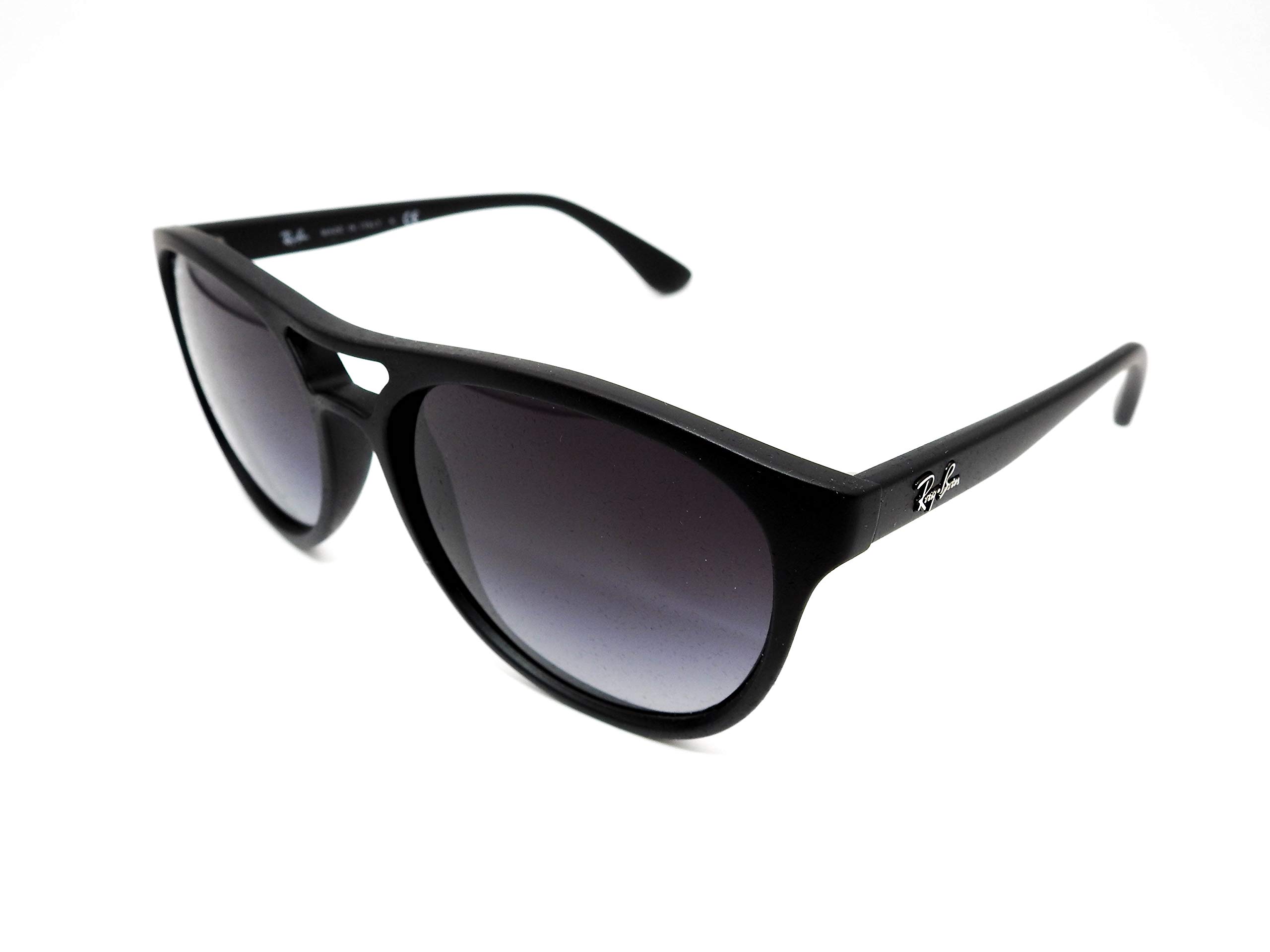 Ray-Ban BRAD RB 4170 Mężczyźni Okulary przeciwsłoneczne MATTE BLACK RUBBER DARK RUTHENIUM/GREY 58/17/140