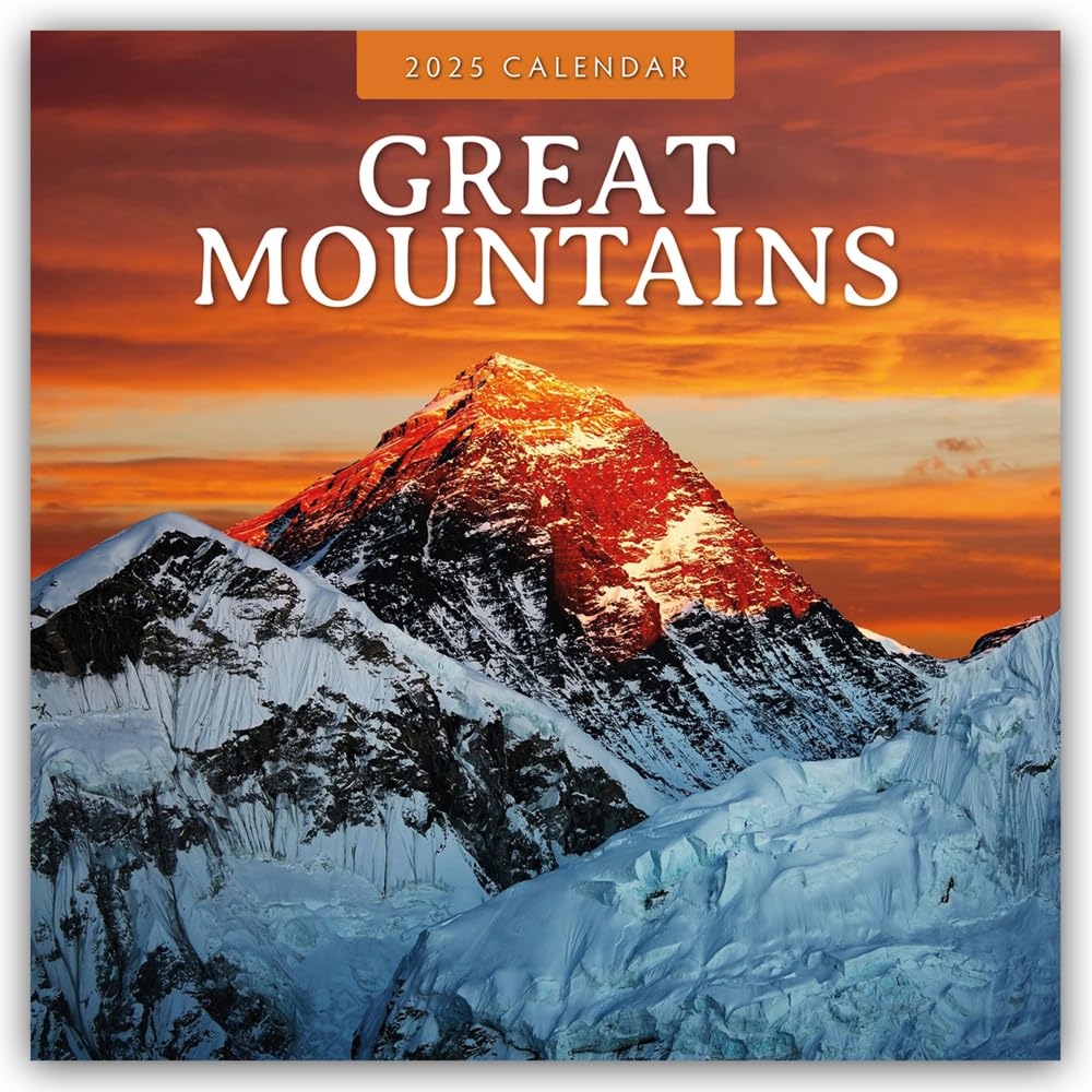 Great Mountains 2025 Square Wall Calendar