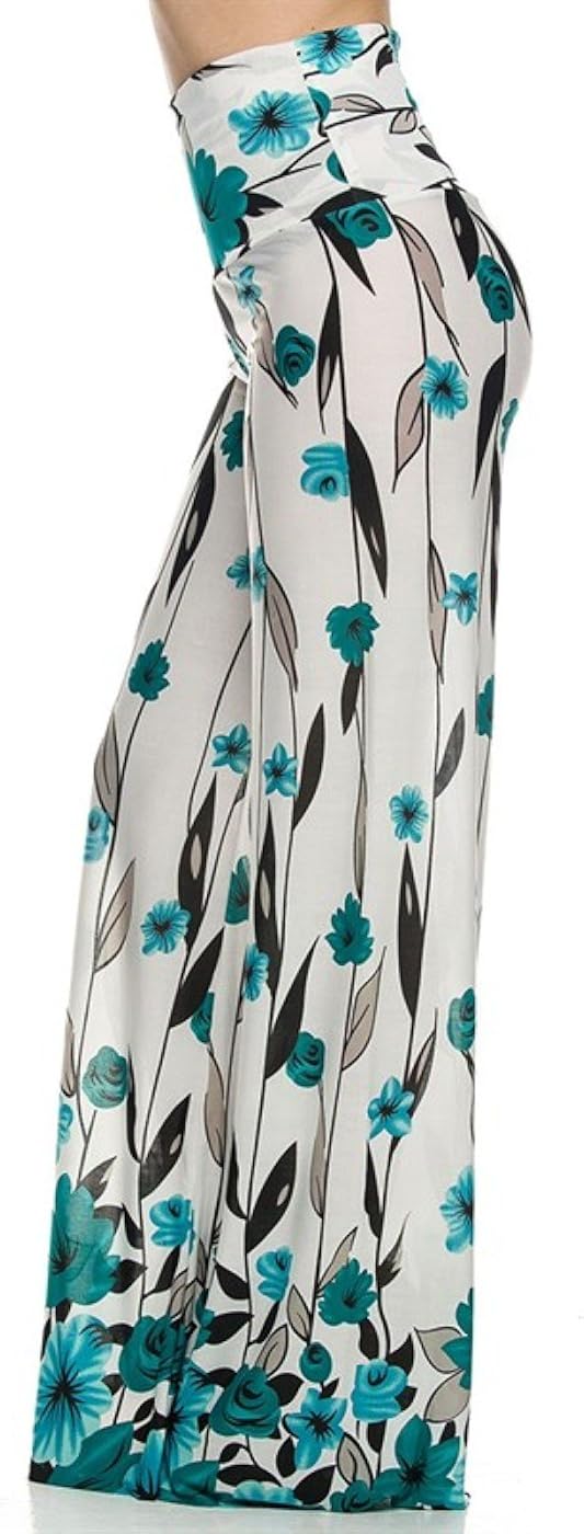 2LUV Women's Paisley Print Palazzo Pants