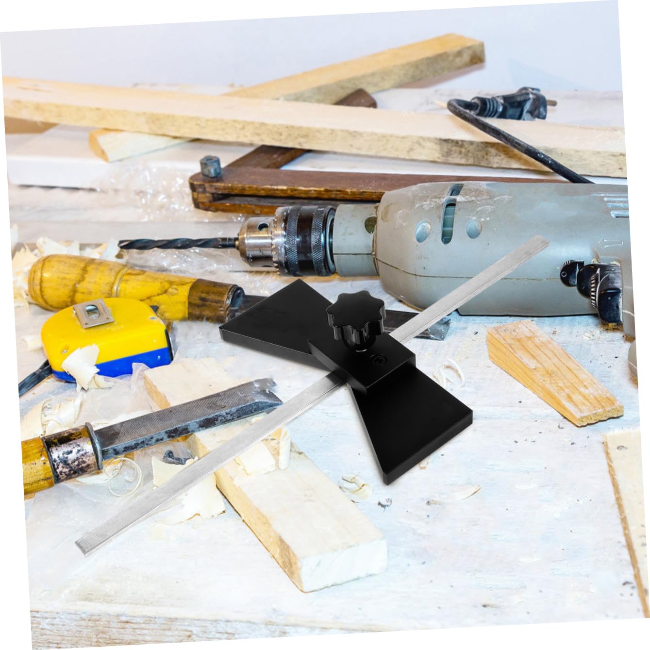 Anreißnadel für Holzbearbeitung Parallele Anreißlehre Positionierungsmarkierungswerkzeug Mittellehre für Holzbearbeitung Anreißwerkzeug für Holzbearbeitung Layoutwerkzeug für