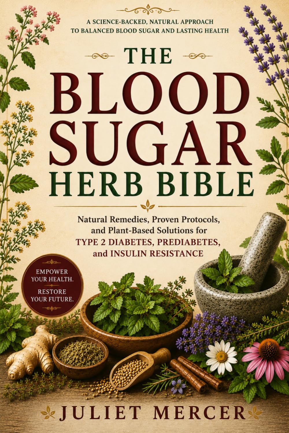 The Blood Sugar Herb Bible: Natural Remedies, Proven Protocols, and Plant-Based Solutions for Type 2 Diabetes, Prediabetes, and Insulin Resistance