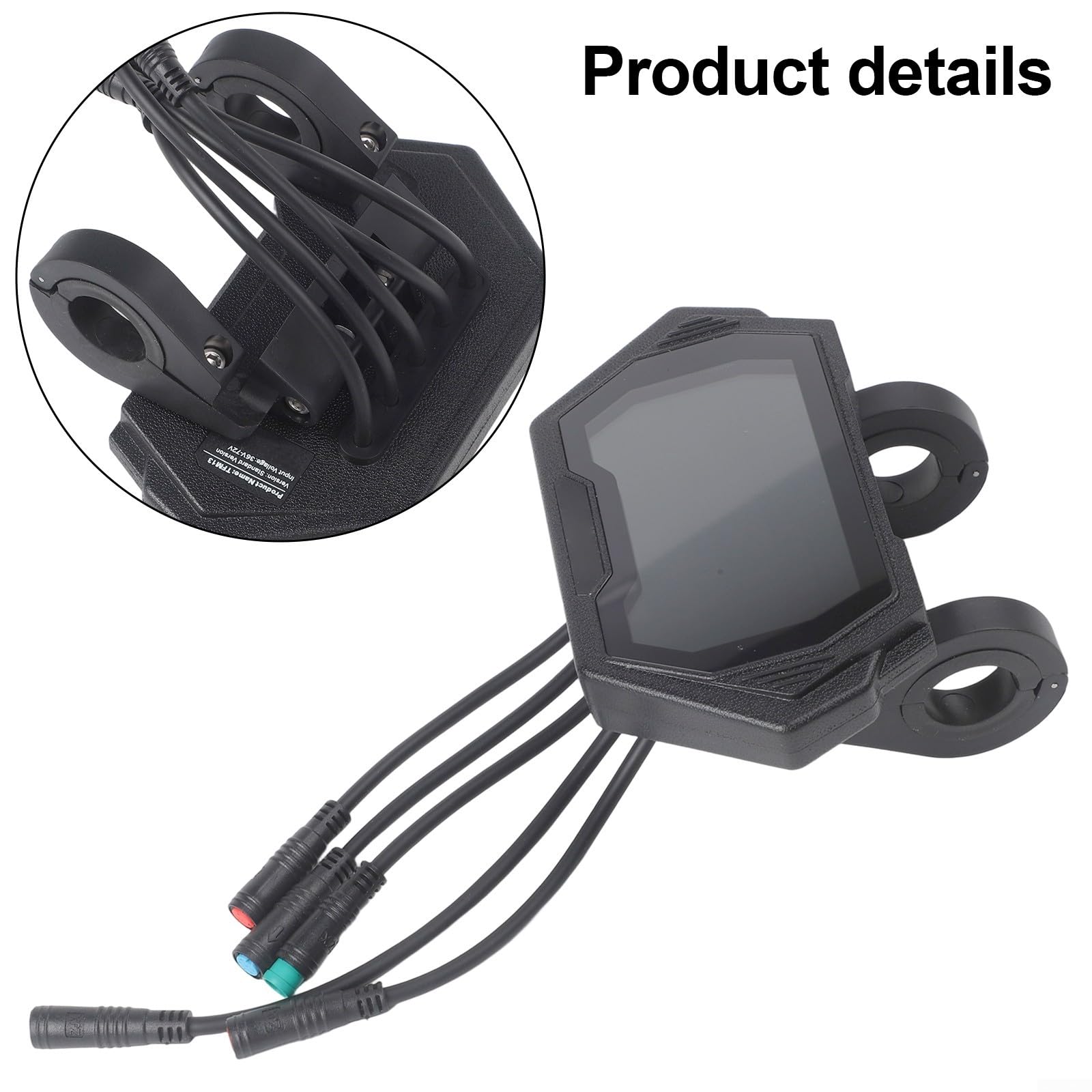 DAZZLEEX Tableau de bord LCD pour scooter électrique KUGOO G2 PRO/Max G2 – Compteur numérique avec écran en plastique de 134 x 72 mm, 220 g léger et compatible avec la trottinette électrique Noir