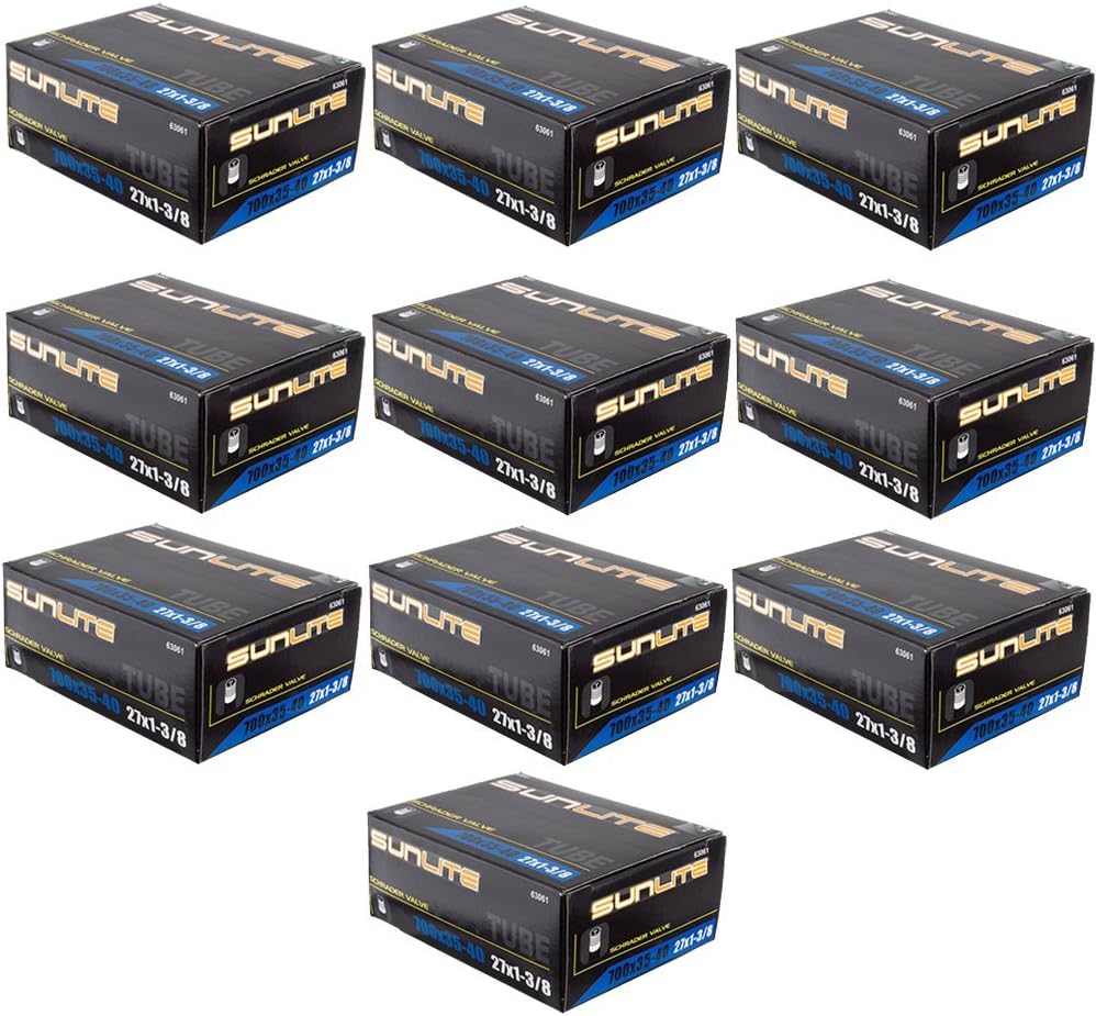 Bicycle Inner Tube, 700 x 35-40 (27 x 1-3/8) Schrader Valve 32mm, Sunlite