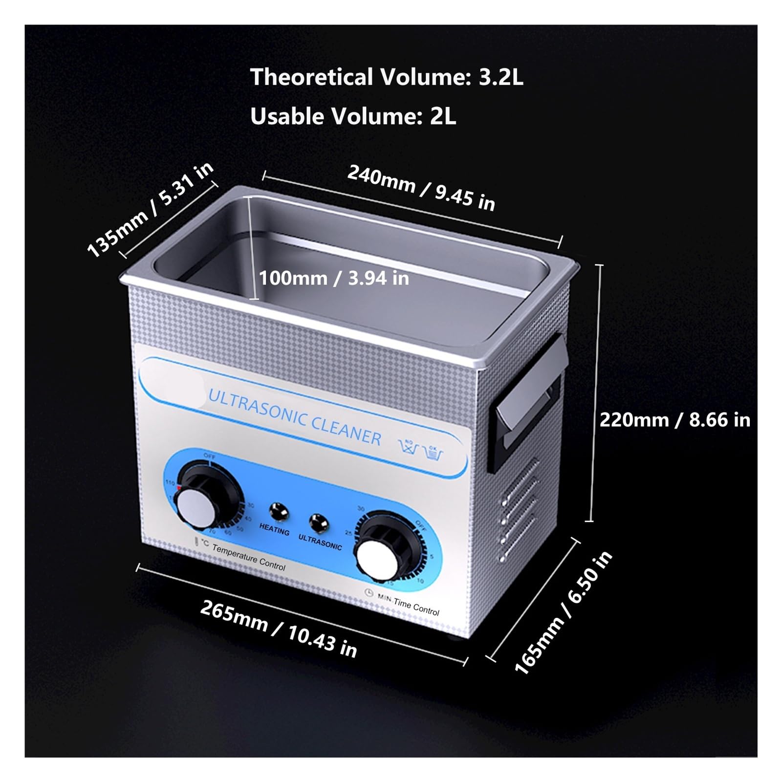 Amazon.co.jp: 3L超音波洗浄機 40kH ウルトラクリーナー タイマー付き