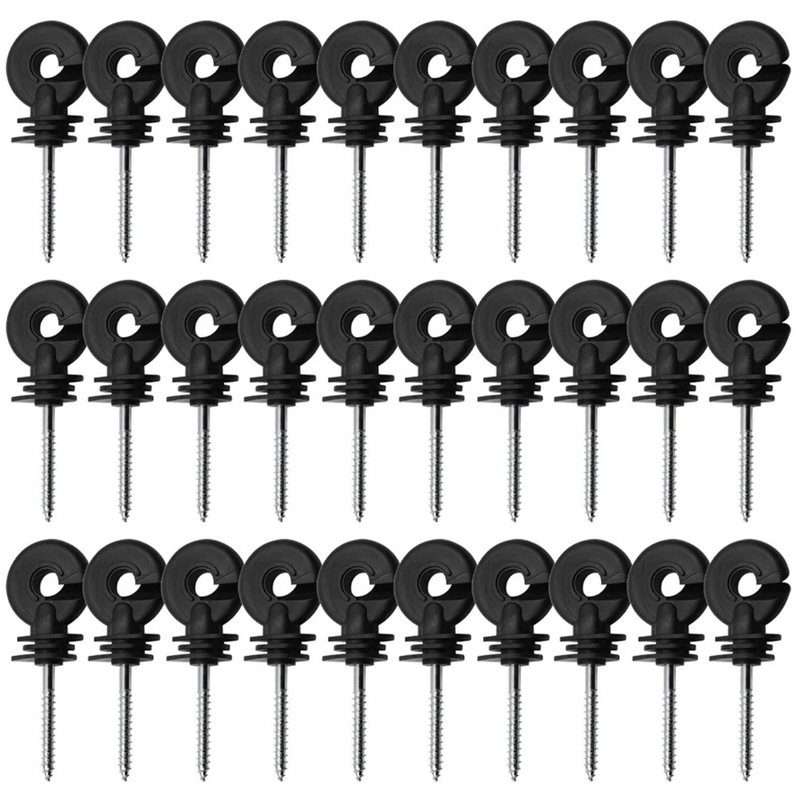 100 pezzi di strumento collegamento del filo isolatore for recinzione bestiame animale elettrico protezione da cortocircuito lunga durata Per Trefoli