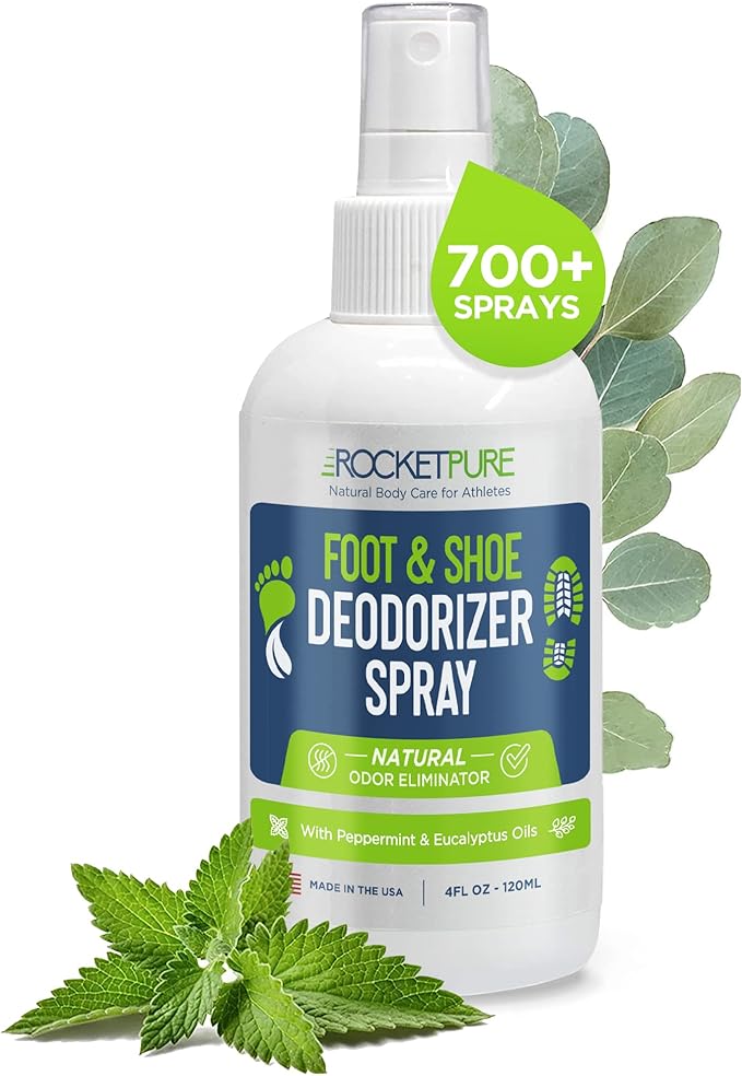 Rocket Pure Natural Shoe Deodorizer Spray & Foot Spray