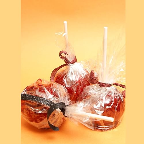 Miniatura 7 de Morepack Bolsas de celofán para golosinas, 200 bolsas transparentes de 3 x 5 pulgadas con lazos giratorios