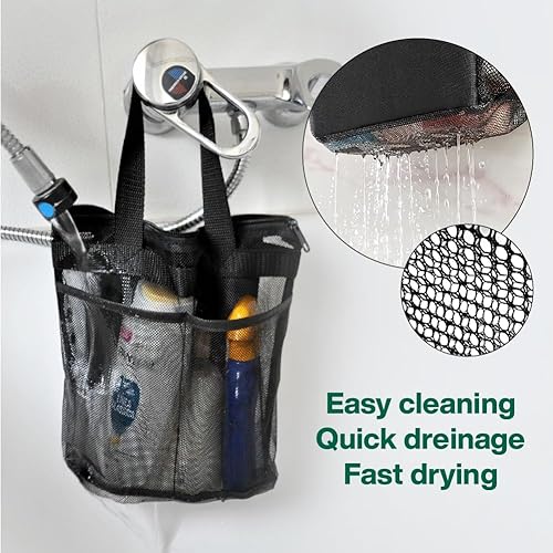 Miniatura 4 de Juego Toallas de ducha y bolsa de ducha para clases de natación, toalla de microfibra de secado rápido es perfecta para dormitorios, piscina y uso