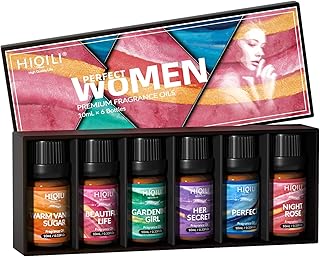 HIQILI Women Fragrance Oil 6x10ml, Essential Oils for Candle Scents Soap...