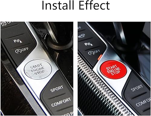 Miniatura 8 de Reemplazo para interruptor de arranque y parada de motor bm rojo botón de encendido compatible con código de chasis F o G bm F30 F10 F20 F22 F32 F15