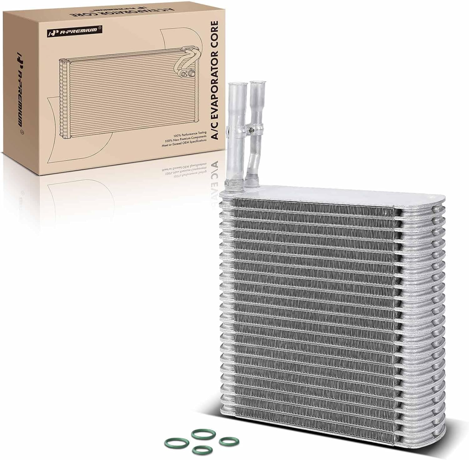 A-Premium Front A/C Evaporator Core Compatible with Jeep Wrangler 1997-2001, Cherokee 1997-2001, TJ 1997-2001