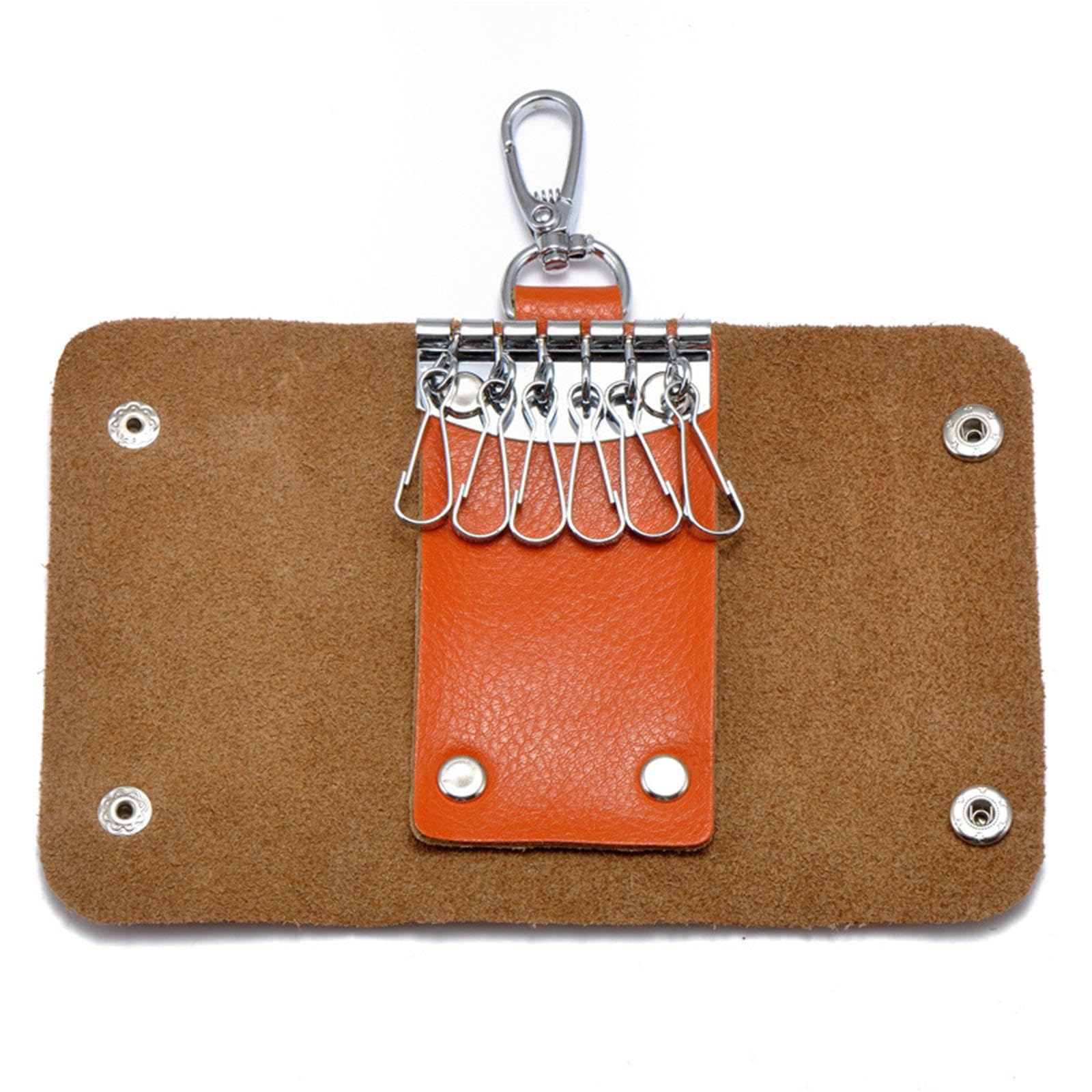 THE STYLE SUTRA Generic Car Keys Holder Keyring Key Pouch Key Organizer for Car Key Men Violet-image-44