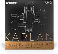 Vista 1 de D'Addario Kaplan Amo - Cuerda para violín - Cuerda E individual - KA311 4/4H - Cuerdas de violín - Escala 4/4, tensión pesada