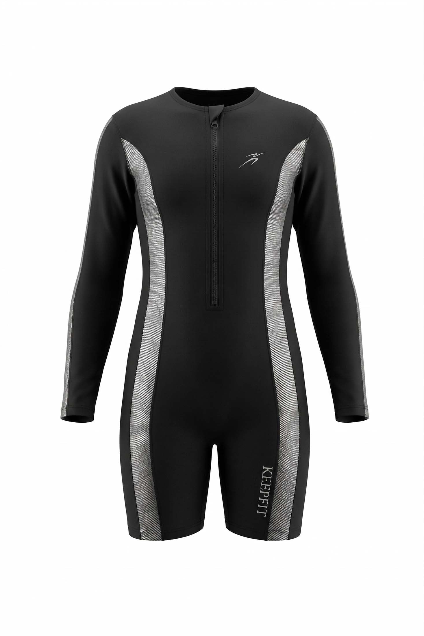 Keepfit Kids Girls Full Sleeve N9 Antibacterial Rapid Dry Legsuit | Comfortable Quick Dry Beachwear for Girls-image-34