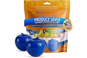 Bluapple Produce Preserver Packets (2-pack): Prolong Fruit & Vegetable Freshness