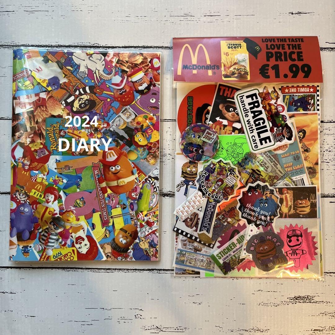 Amazon.co.jp: アメキャラ ロールシール 2024年 スケジュール帳