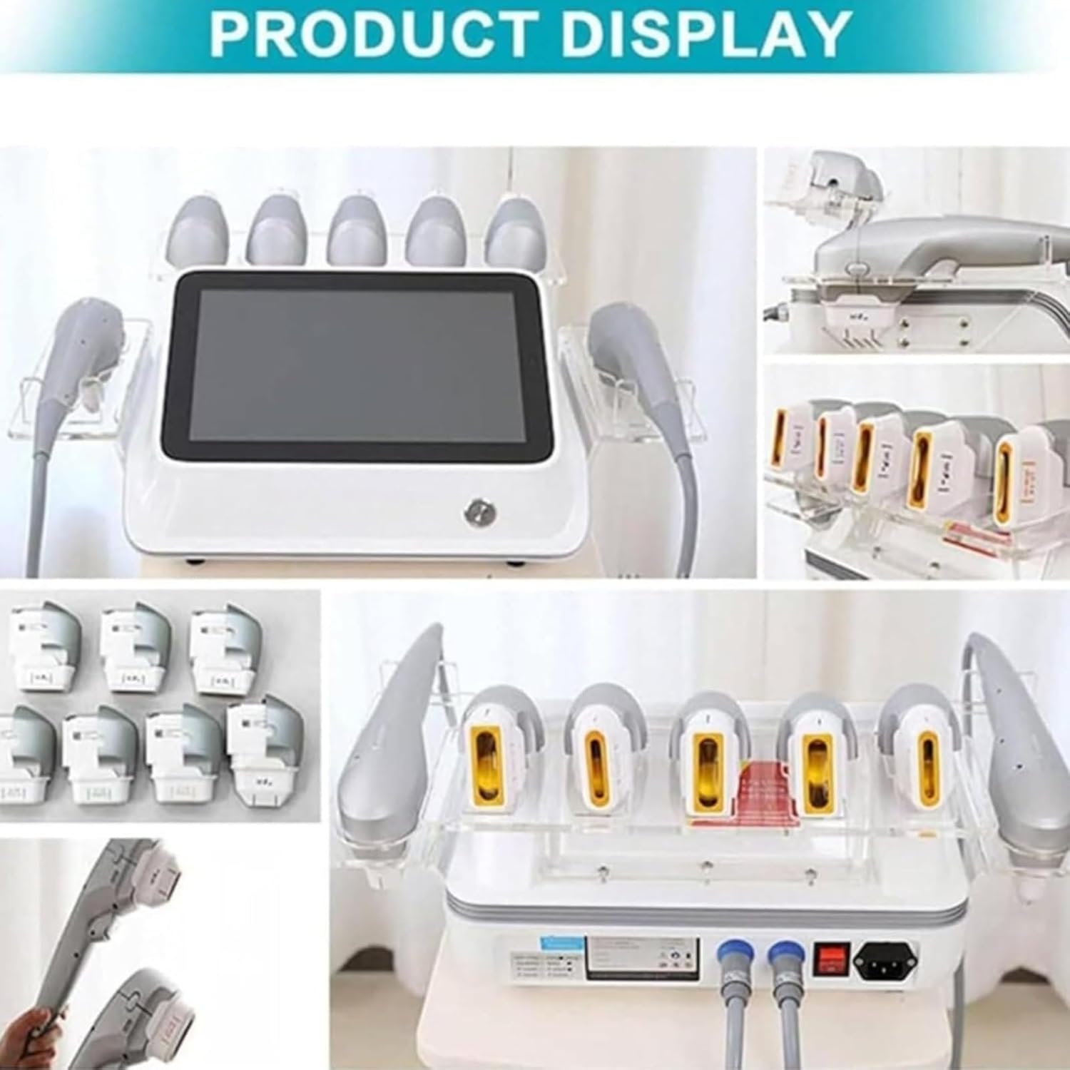 Upgraded 7D Anti Wrinkle Beauty Machine, Portable Face & Body Lifting Device + 7 Cartridges Probes Replacement– Skin Rejuvenation, Wrinkle Reduction, Anti-Ageing - Image 5