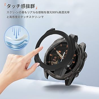 Amazon.co.jp: For ガーミン Garmin Fenix 8 Sapphire AMOLED