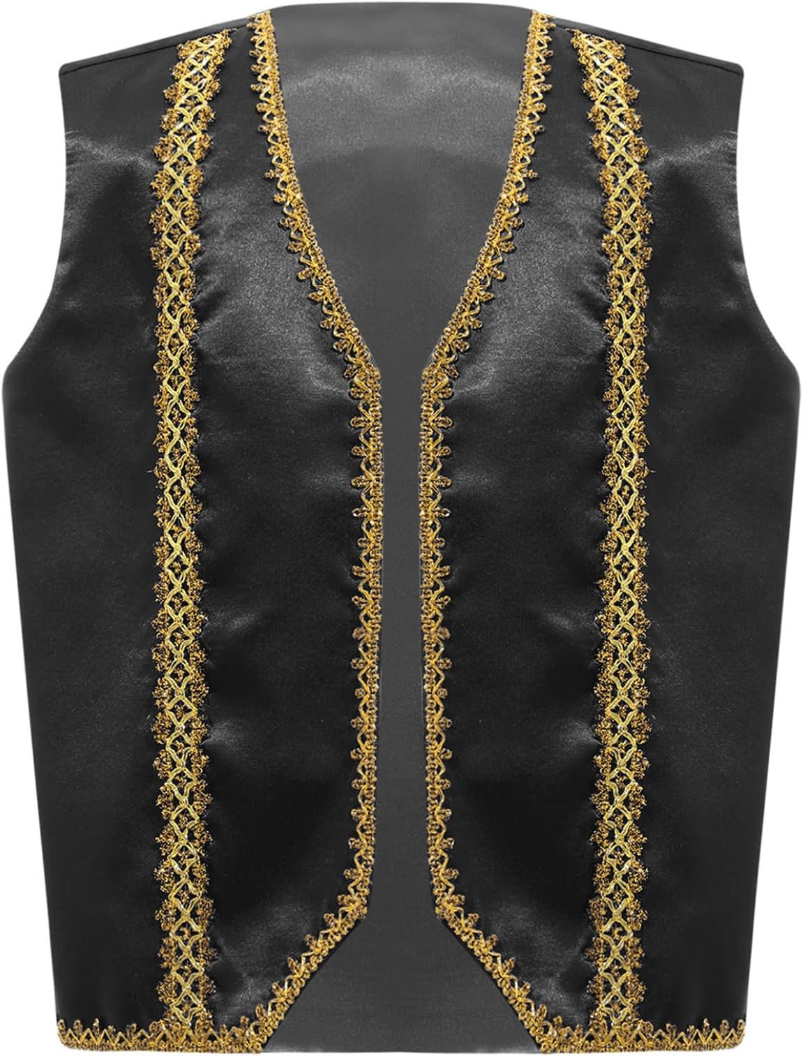Kids Boys Arabian Prince Outfit Sleeveless Vest Waistcoat Halloween Carnival Fancy Party Dress Up