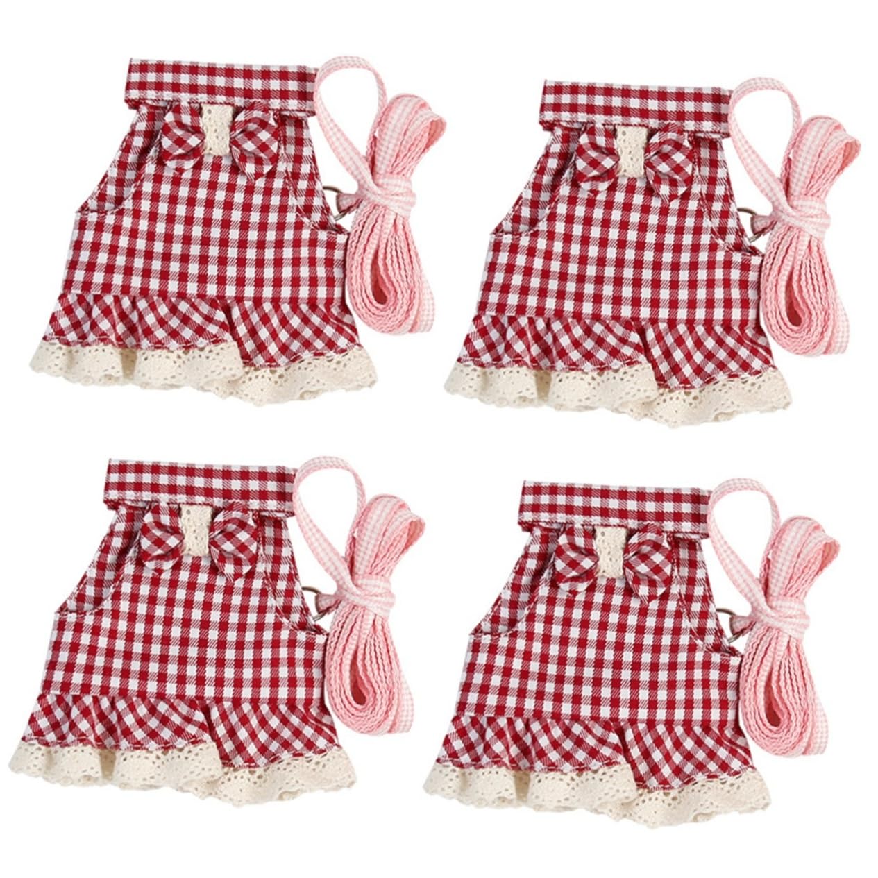 Supvox 4stücke Pet Und Leash Set Für Kleine Haustiere Verstellbares Brustgeschirr Für Kaninchen Meerschweinchen Und Frettchen Langlebige Outdoor- Für Training Und