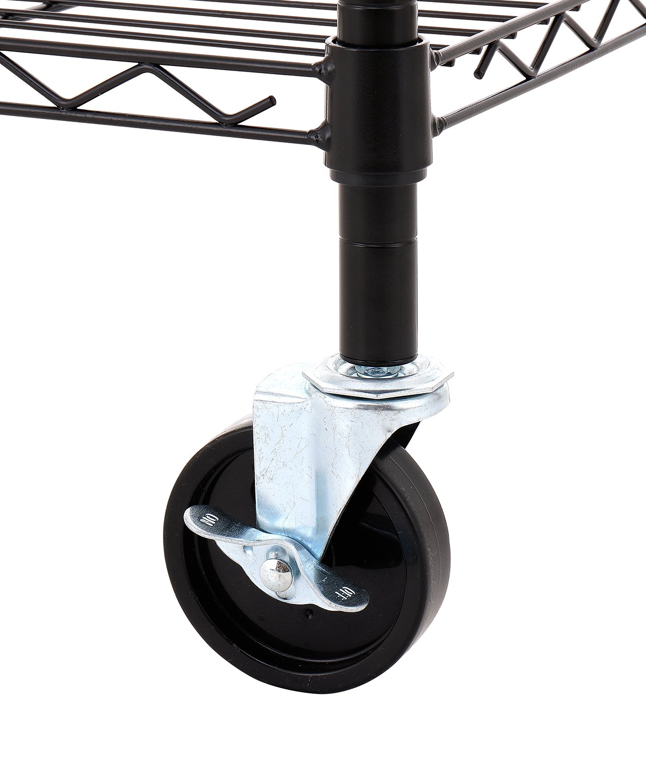 Finnhomy Heavy Duty Rolling Garment Rack Clothes Rack with Double