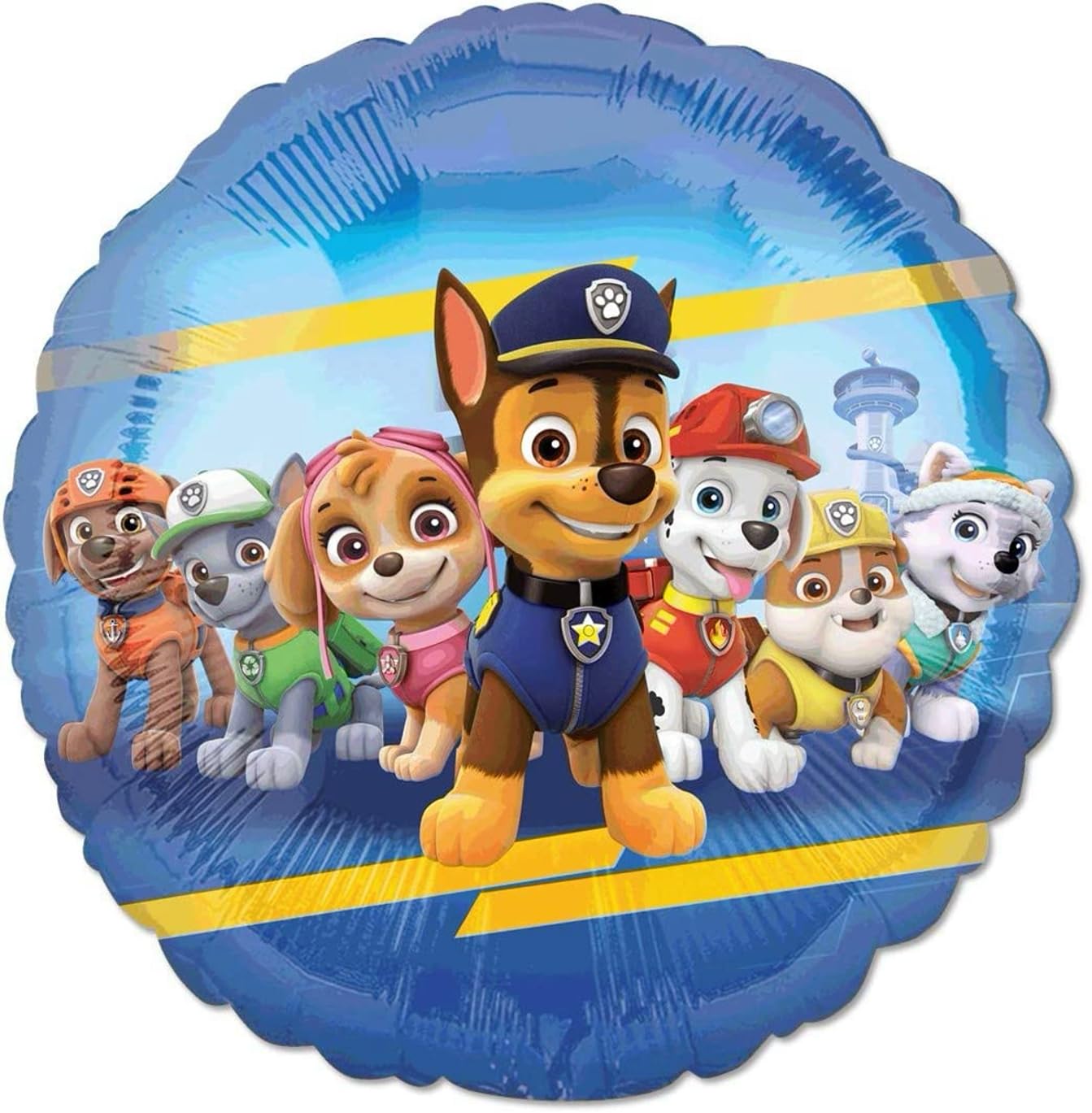 Paw Pups on Patrol Chase and Marshall Ballons pour 4e anniversaire