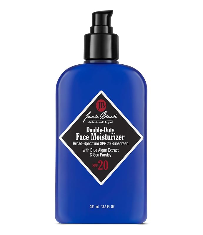 Jack Black Double Duty Hidratante Facial com SPF 20, 8,5 oz