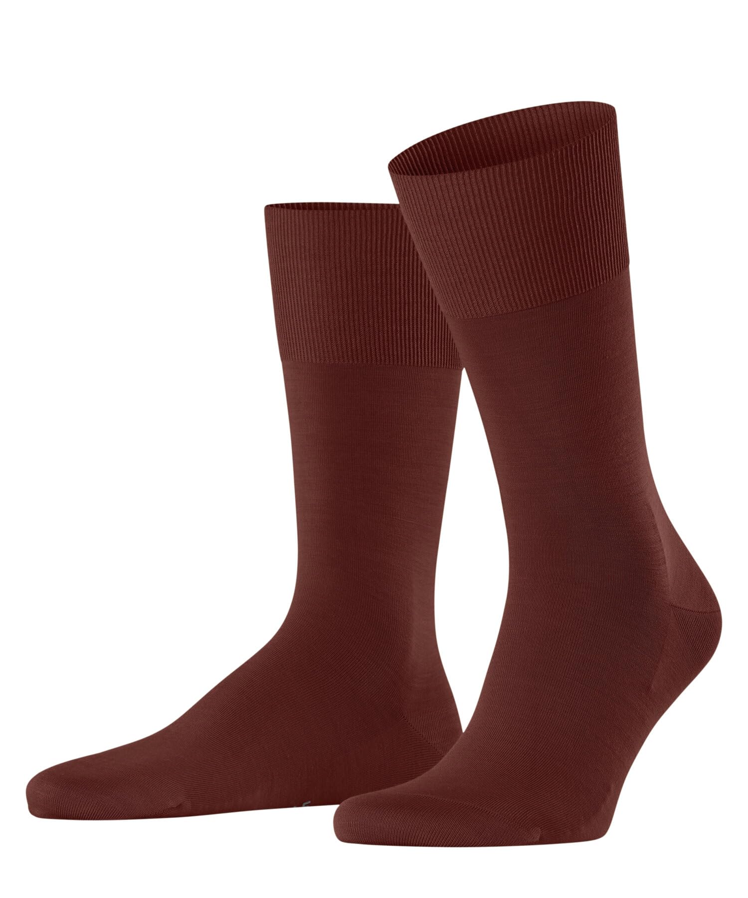 FALKE Men's ClimaWool M So Temperature-Regulating Plain 1 Pair Socks, Red Brick 8408, 5.5-6.5