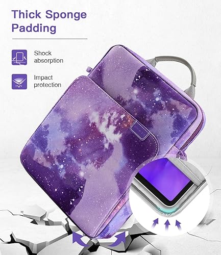 Miniatura 4 de MoKo Funda para tablet de 9 a 11 pulgadas, con asa para el hombro, se adapta a iPad Air M3 de 11 pulgadas, iPad A16 2025, iPadPro de 11 pulgadas,