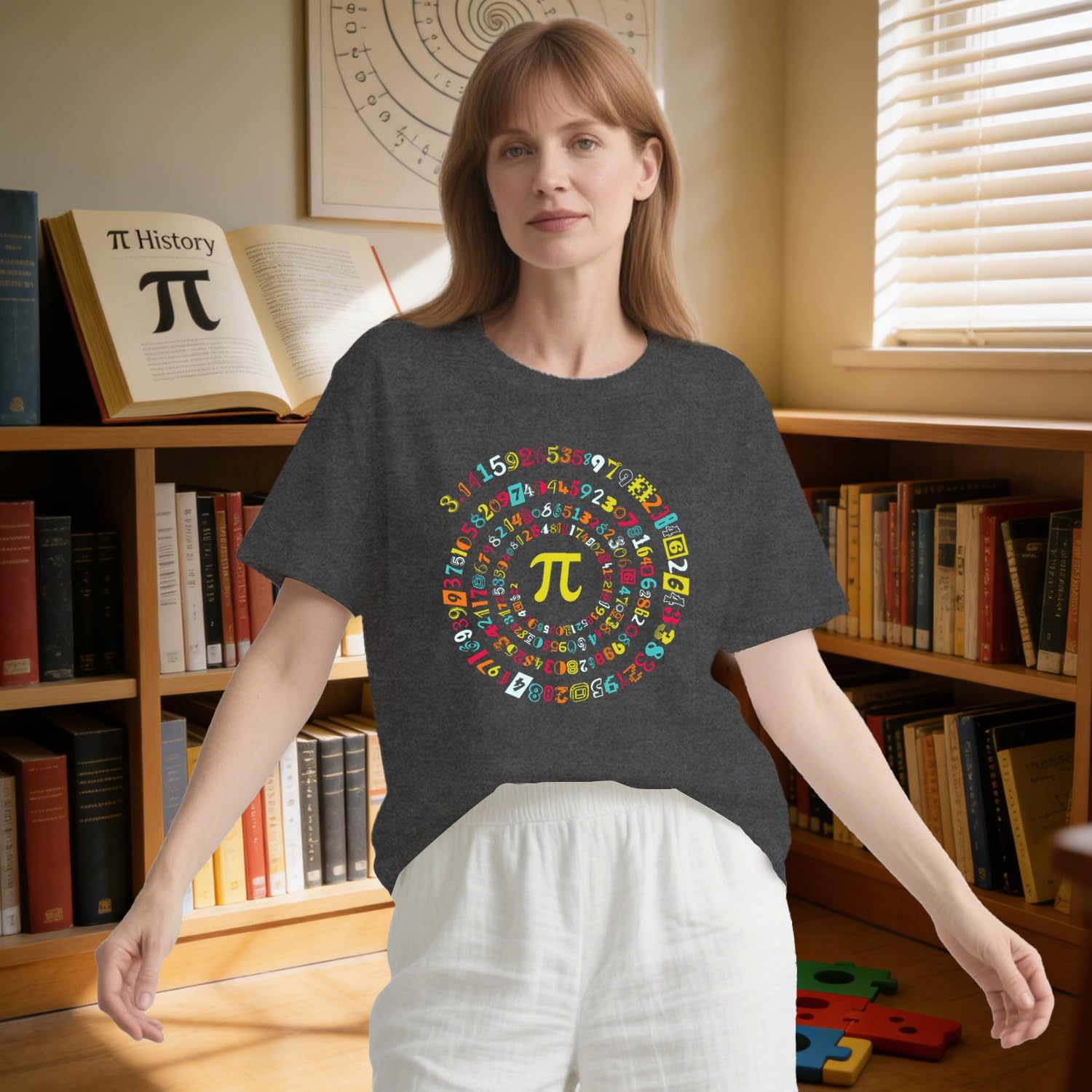 Womens Teacher Shirts Math Teacher Life Teaching T-Shirt Do The Math Print Tee Top - Image 4