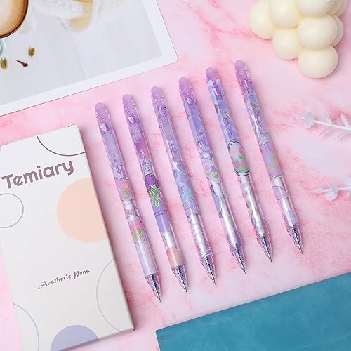 Miniatura 8 de 12 bolígrafos de gel borrables, hacen desaparecer los errores, punta fina de 0.020 in, escritura suave para rompecabezas de planificación, tinta