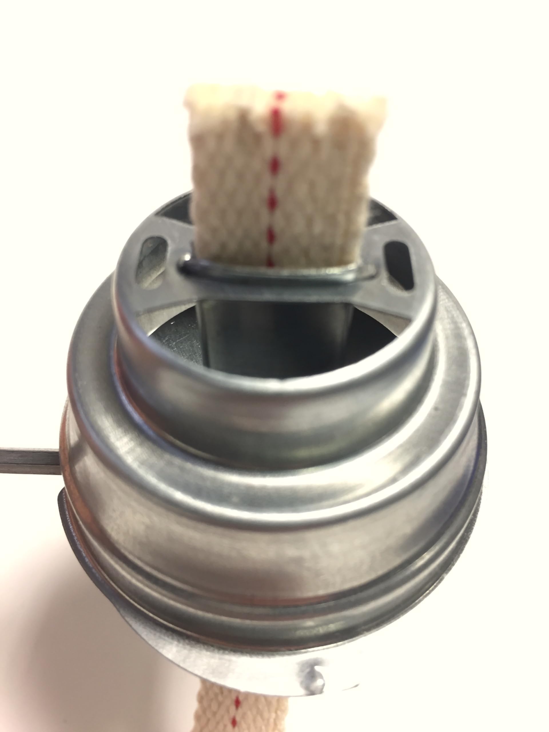 10 stoppini da 12 cm in 100% cotone filo rosso 12,5 mm di larghezza + esattamente compatibile con lanterna 276 e altre lanterne a petrolio, stoppino piatto durevole e sicuro