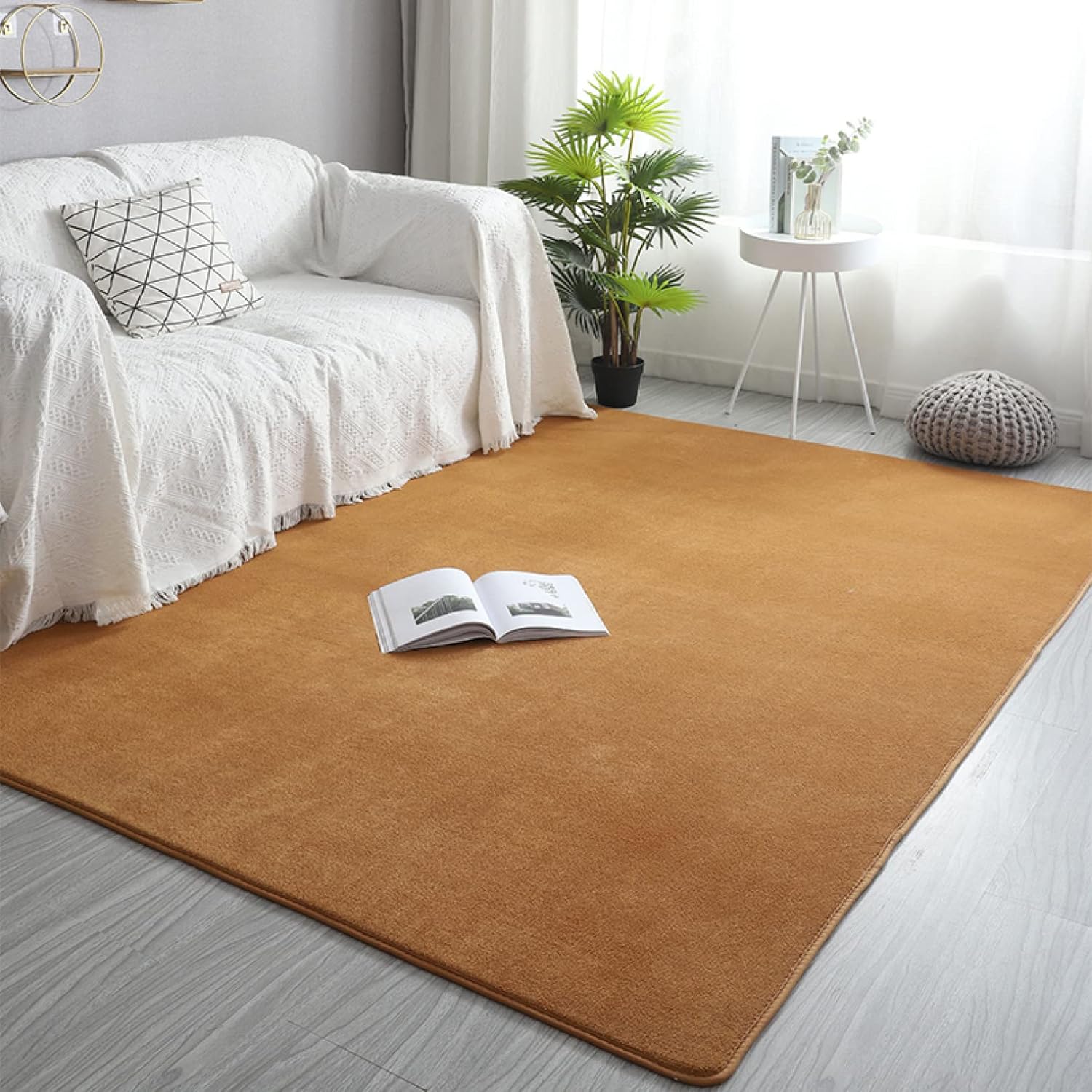 ラグ カーペット ラグマット 洗える 無地 低反発マット 0 160 160x1cm クッションラグ 低反発 北欧 なめらかなフランネル 80 カーキ 折り畳み 寝室用 軽量設計 ホットカーペット対応 グレー 滑り止め付 マット 贈呈