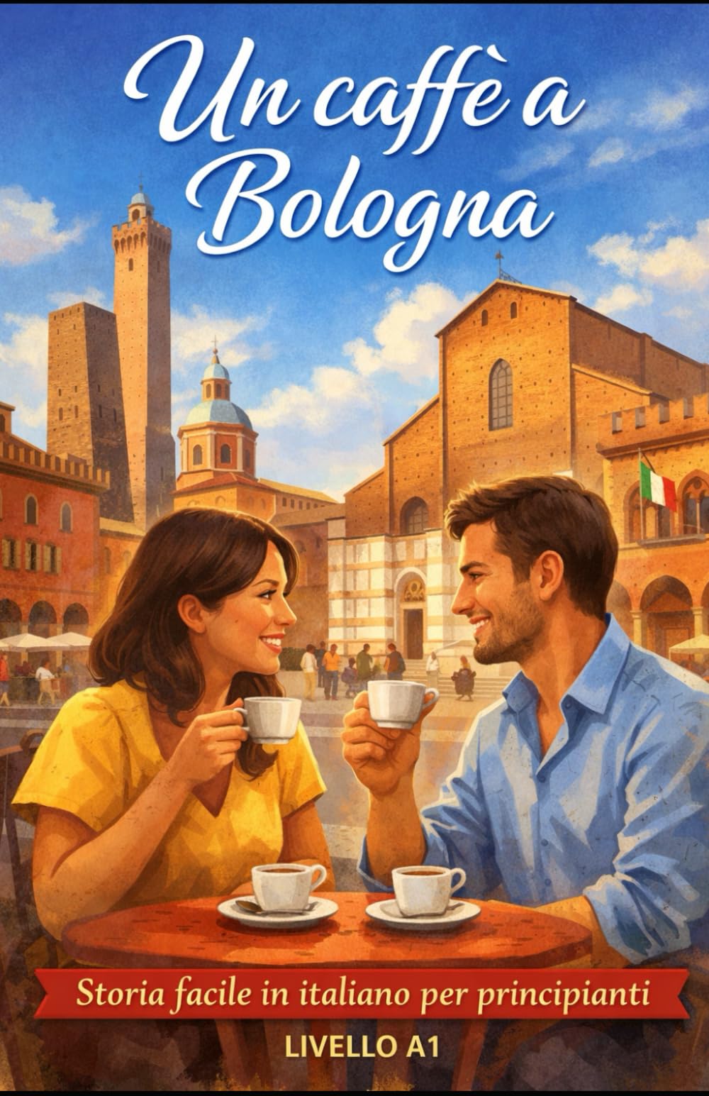 Un caffè a Bologna: Easy Italian story for beginners with exercises