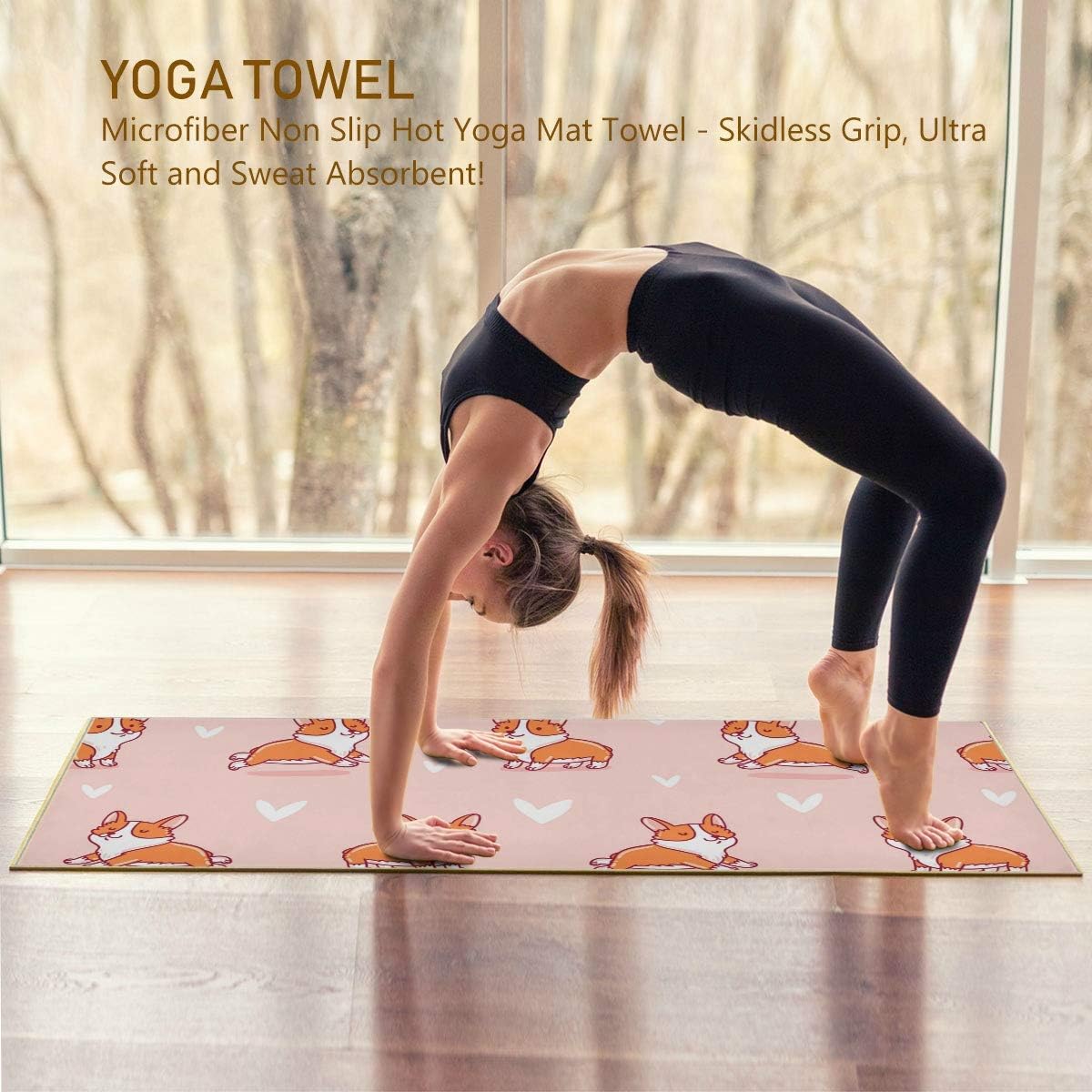 送料0円 Akiraki ヨガタオル ヨガラグ 滑り止め コーギー 犬柄 ハート ピンク かわいい 可愛い ヨガマット 折りたたみ 滑らない 軽量 速乾 吸汗 アウトドア ホットヨガ 収納バッグ付き Www Ssd Dk 送料0円 Akiraki ヨガタオル ヨガラグ 滑り止め コーギー 犬柄 ハート ピンク かわいい 可愛い ヨガマット 折りたたみ 滑らない 軽量 速乾 吸汗 アウトドア ホットヨガ 収納バッグ付き Www Ssd Dk