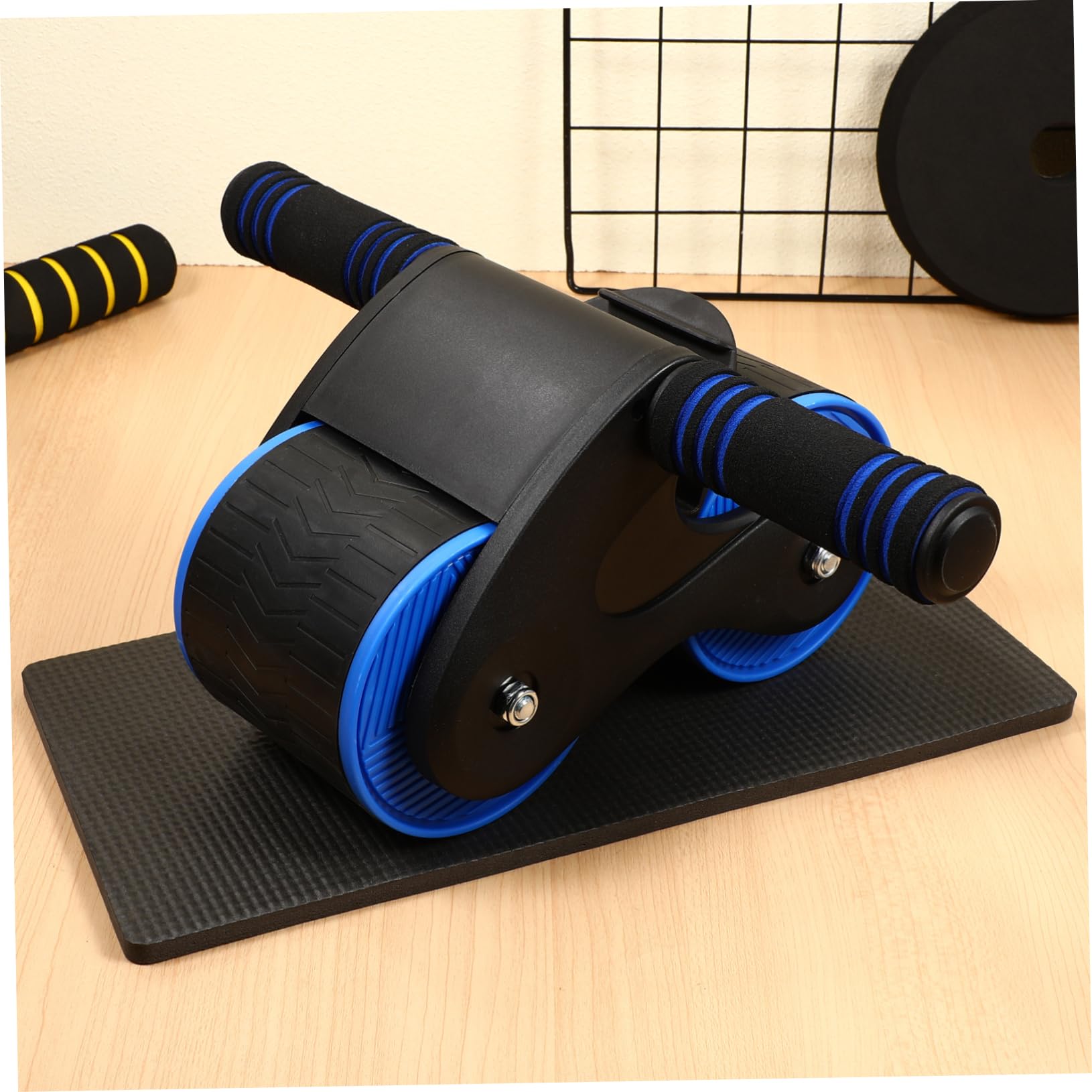 BESPORTBLE Bauchroller Mit Automatischer Rückfederung Ab-wheel Für Muskeltraining Kniematte Für Bauch Rücken Und