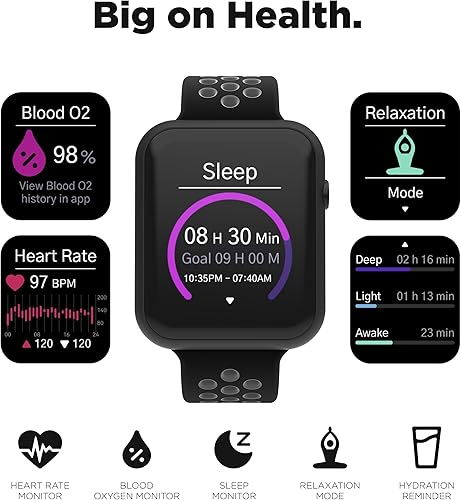 Miniatura 3 de iTouch Air 4 Smartwatch - Fitness Tracker, Heart Rate Monitor, Customizable Watch Face - Activity and Calorie Tracker - 100+ Sports Modes -