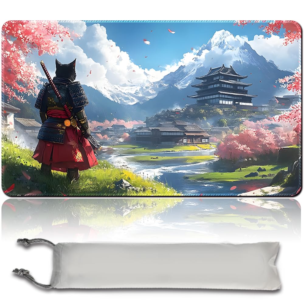 MTG Play Mat MTG PlayMat -60 cm x 35 cm, Original Art, Non-Slip TCG Play Mat with Rubber Base and Stitched Edges