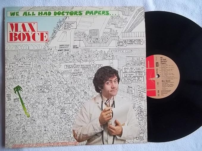 Max Boyce We All Had Doctors Papers LP Vinyl Amazon co uk CDs Vinyl