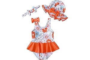 Saeaby Baby Girl Swimsuit -Ruffled Bikini Tankini One Piece Bathing Suits