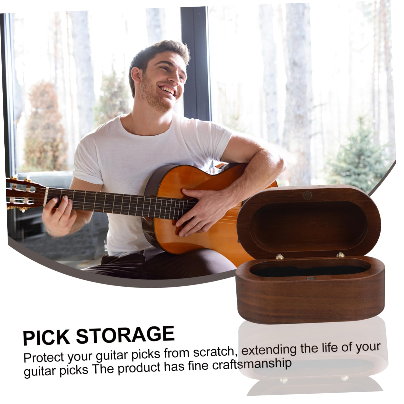 4stücke Aufbewahrungsbox Für Gitarrensaiten Robuste Gitarren-Pick-Container Musiker Tragbar Und Leicht Schützt Vor Verlust