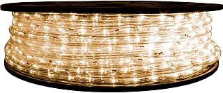 Warm White LED Rope Light - 120 Volt - 65 Feet