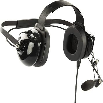 BHDH50PTT-BK-K2 Noise Cancelling Headset Compatible with BaoFeng BTECH UV-5R UV-5RA UV-5RE UV-5R3 BF-F8HP UV-82HP Kenwood 2-PIN 2 Pin Radios NX-1200 NX-1300 NX-P1200 NX-P1300 NX-3220 NX-3320