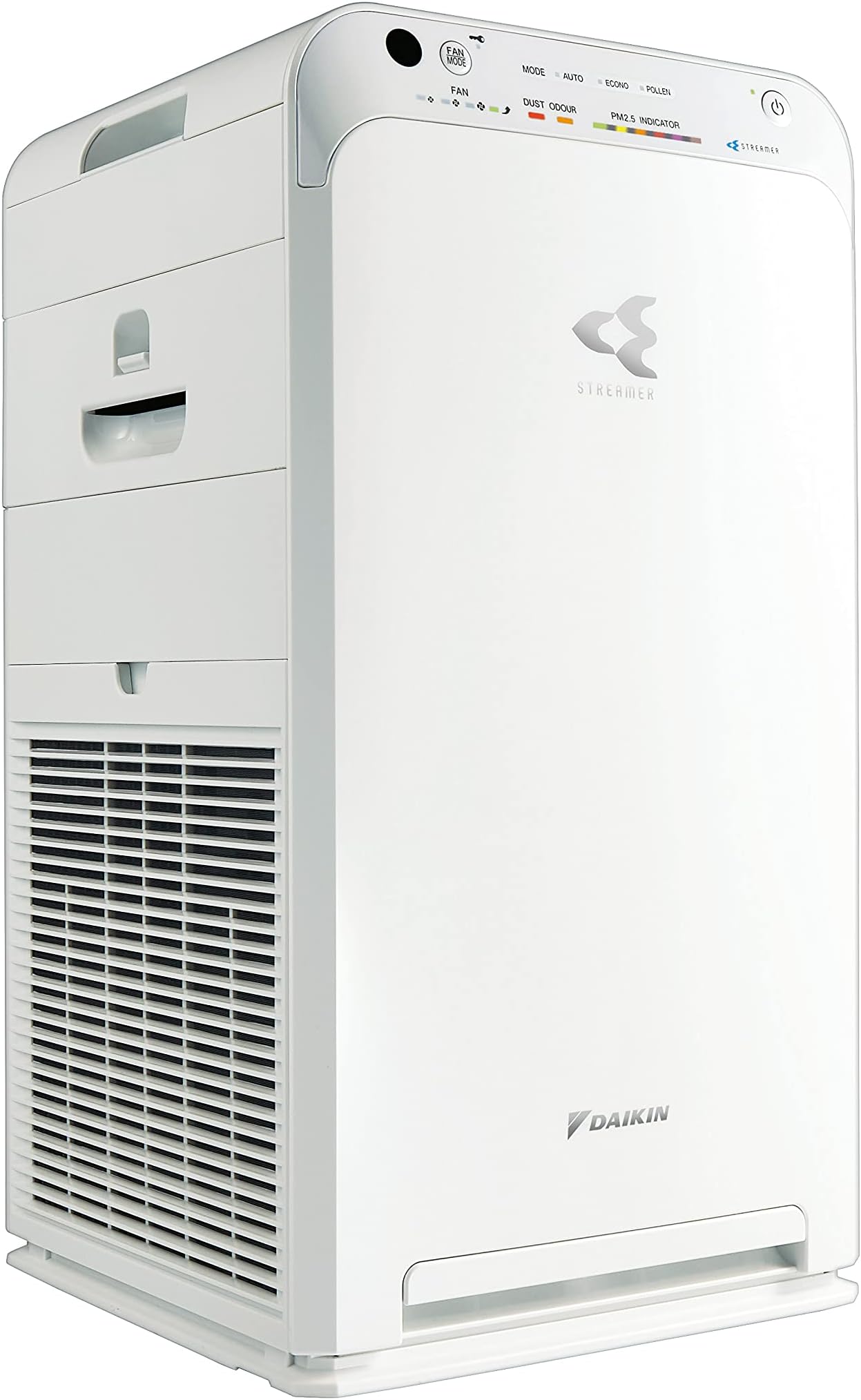 Daikin MC55XVM6 Air Purifier, Lifetime Supply of HEPA Filter, Lifetime Odour Filter, Dual Technology Flash Streamer & Active Plasma, 440 Sq. Feet coverage, Healthy air all year.