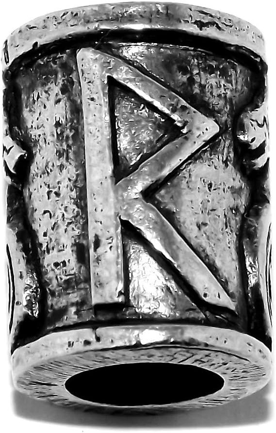 Raido Rune Beard Bead - Viking Celtic Ship Hair