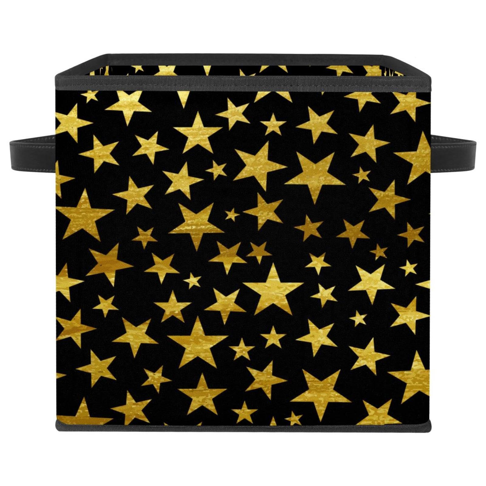 Boîte de rangement pliable motif étoiles pour une maison sereine