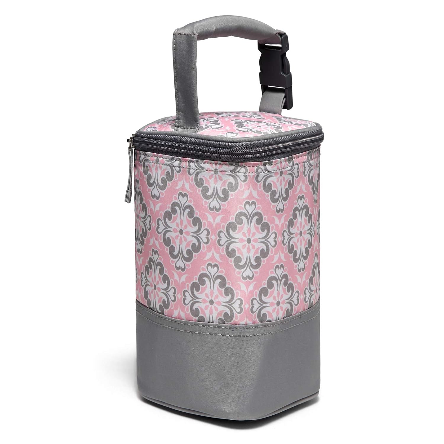 Insulated Baby Bottle Bag for Daycare - MBJERRY Size Upgrade Breastmilk Cooler Bag Baby Bottle Tote Bags, Easily Attaches to Stroller